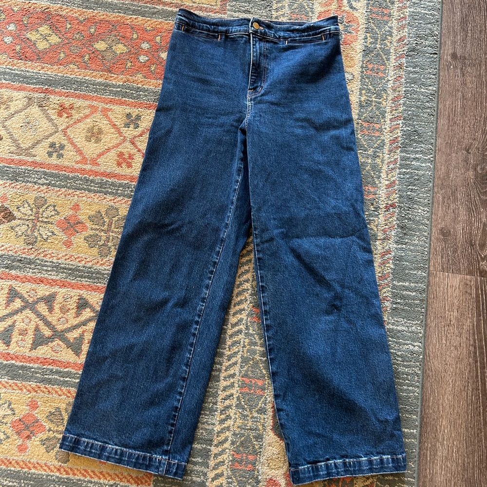 Madewell Dark Blue Flare Jeans